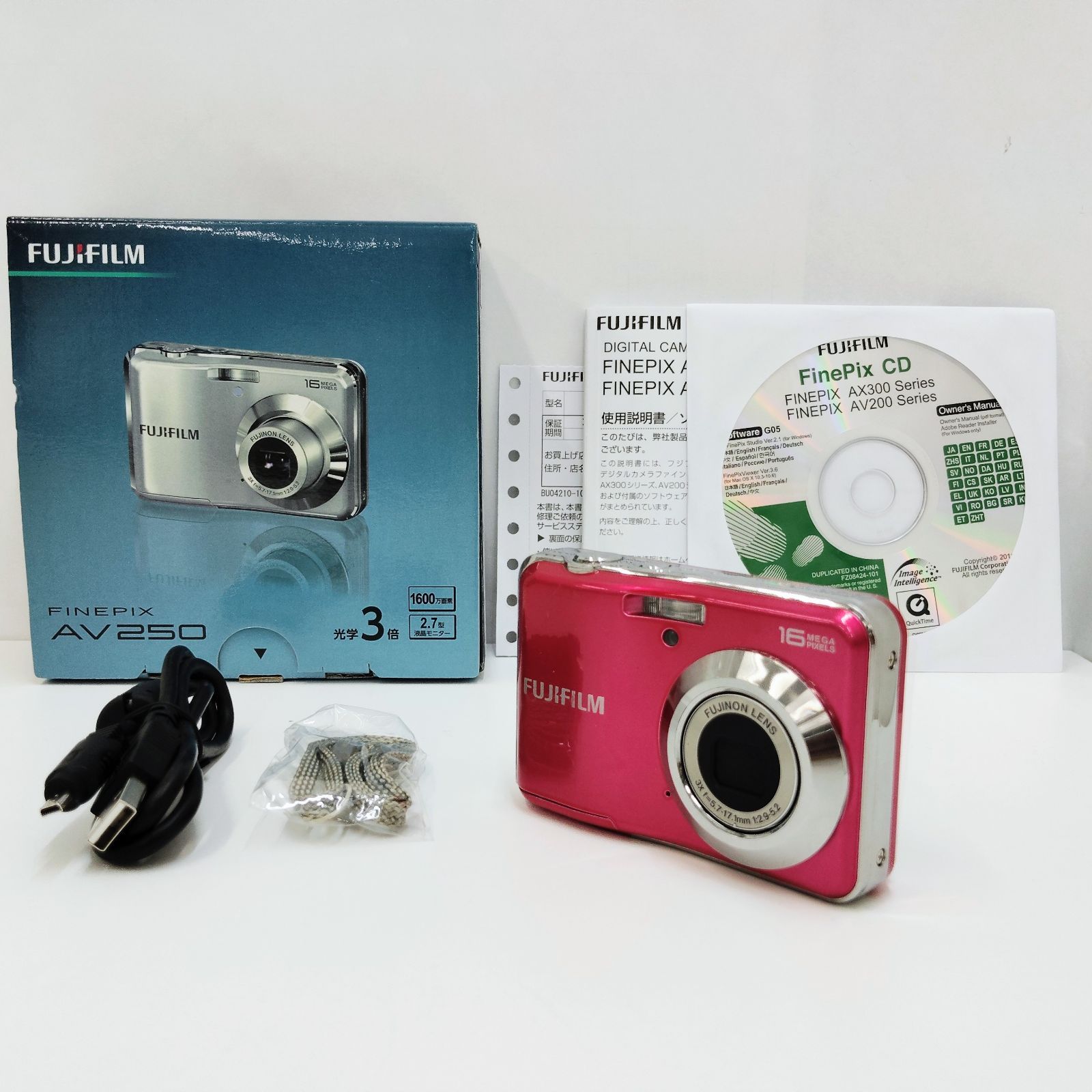 〇 【未使用品】FUJIFILM FinePix AV250 コンパクトデジタルカメラ / 225158