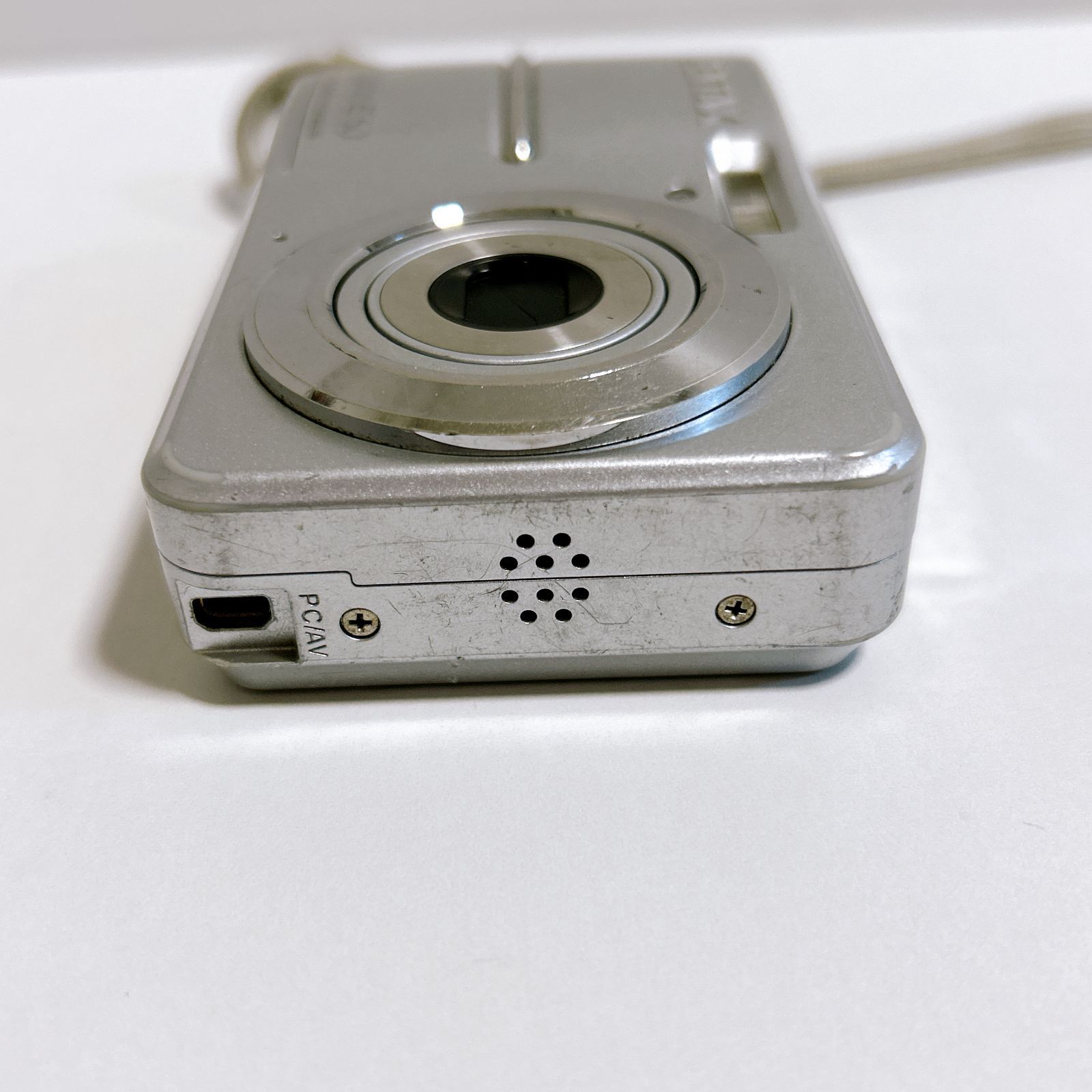 PENTAX Optio E50 カメラ コンデジ シルバー 動作確認済み キズあり