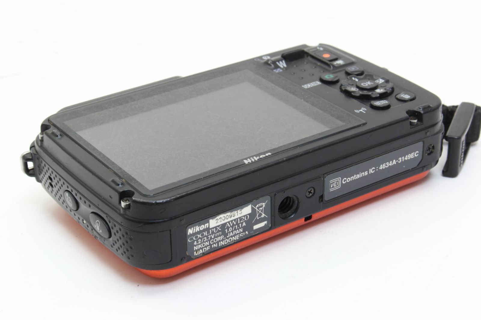 Nikon ニコン 防水デジカメ COOLPIX AW120 オレンジ ジャンク D (ジャンク) Nikon ニコン COOLPIX AW120 オレンジ 返品不可 3-76