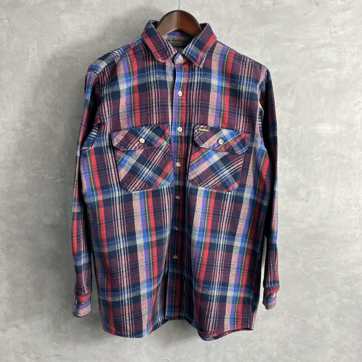 80's OSH KOSH Plaid フランネルシャツ 【公式通販】