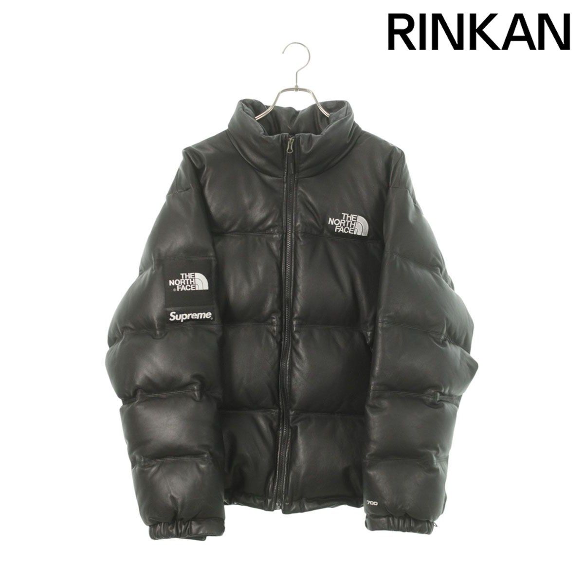 シュプリーム ×ノースフェイス THE NORTH FACE 17AW Leather Nuptse 