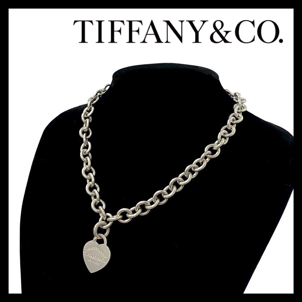 M【TIFFANY&Co.】リターン トゥ ハート タグ チェーン ネックレス