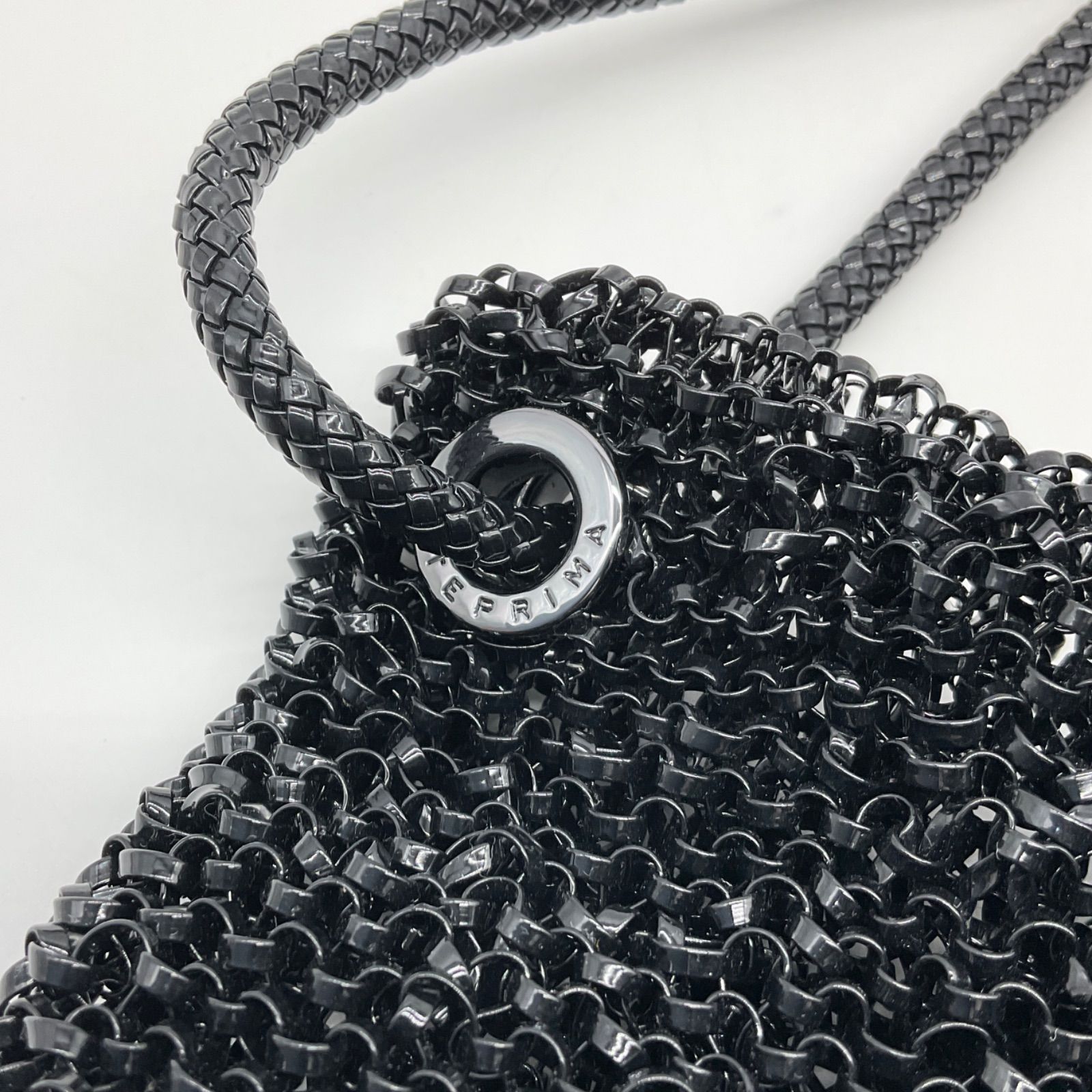 ANTEPRIMA アンテプリマ TWIST LARGE ラージ エナメルブラック