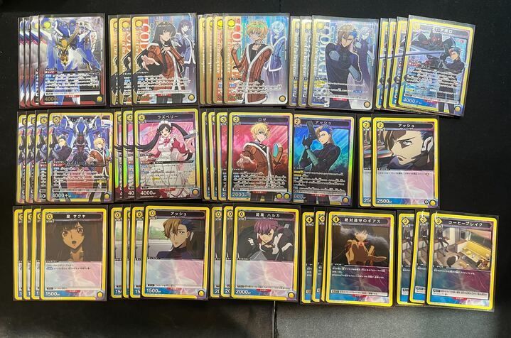 デッキ】コードギアス奪還のロゼ黄オルテギア【UNIONARENA】☆1パラ