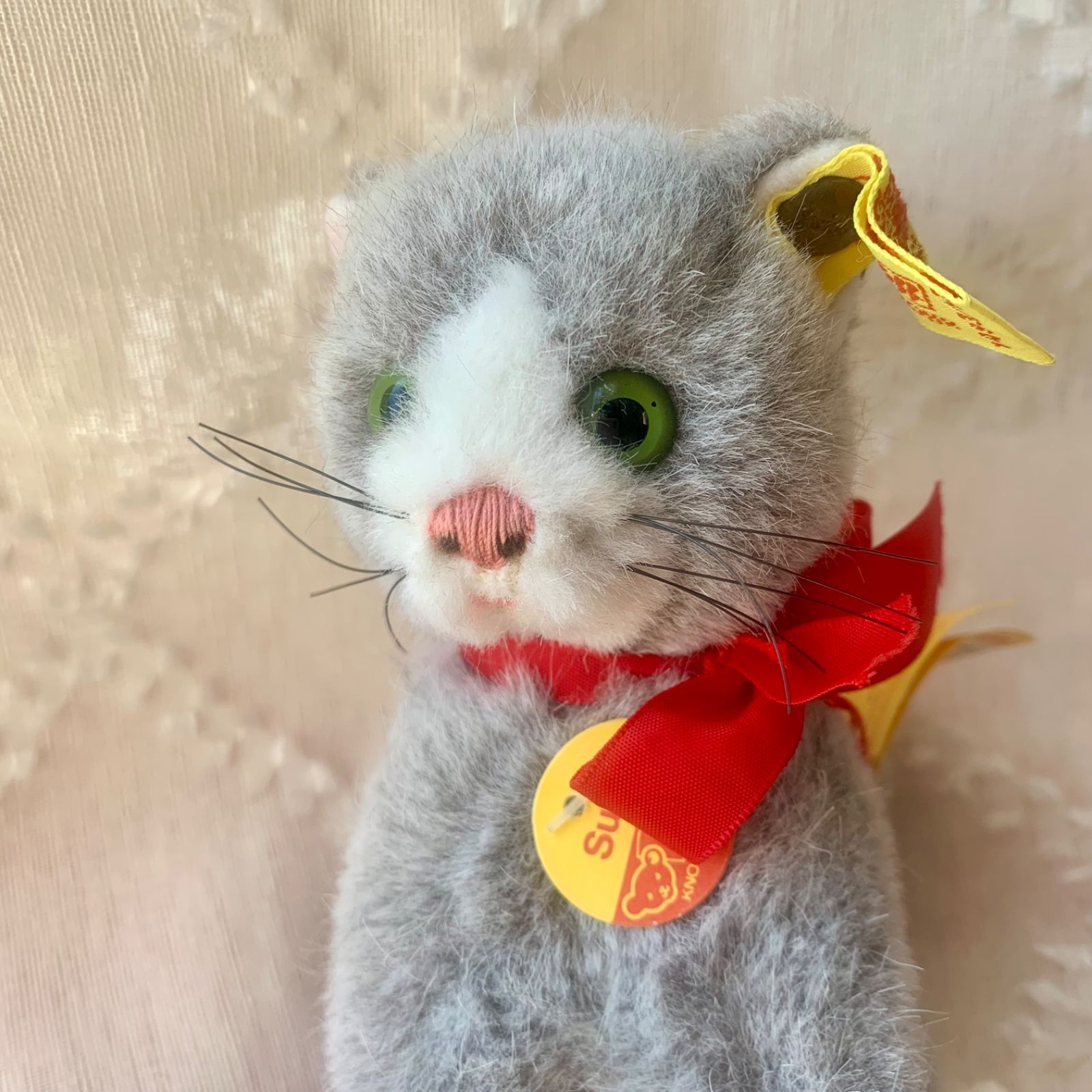 ヴィンテージ Steiff シュタイフ ドイツ 猫 ねこ ぬいぐるみ - メルカリ