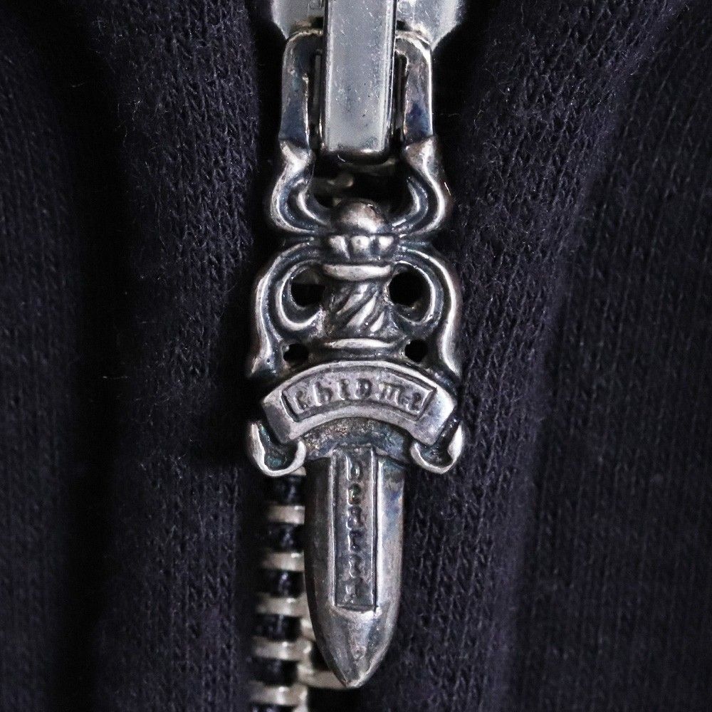 CHROME HEARTS スタープリントダガージップアップパーカー Mサイズ
