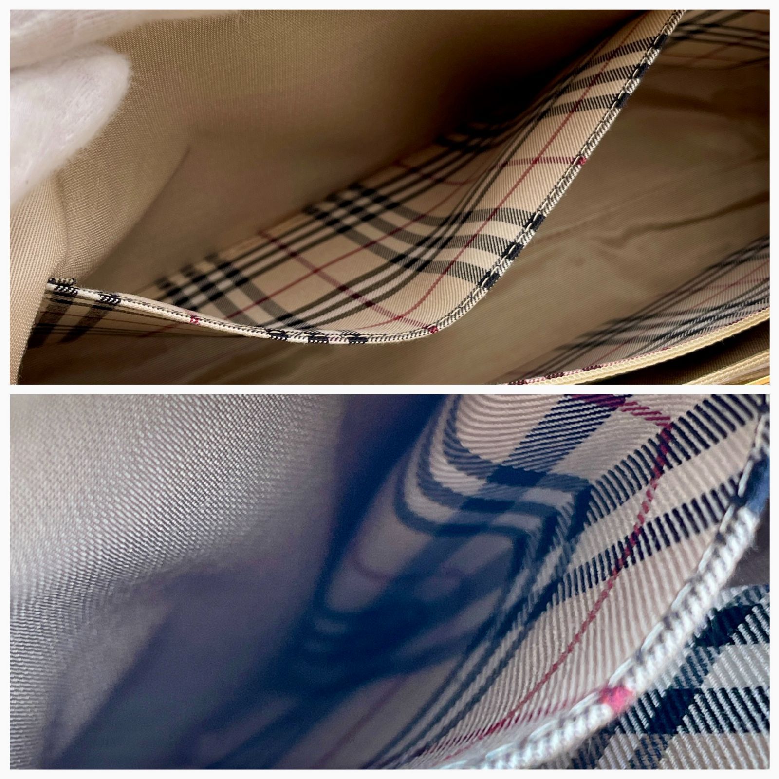 ④【極美品】BURBERRY バーバリー サフィアーノレザー フラップ
