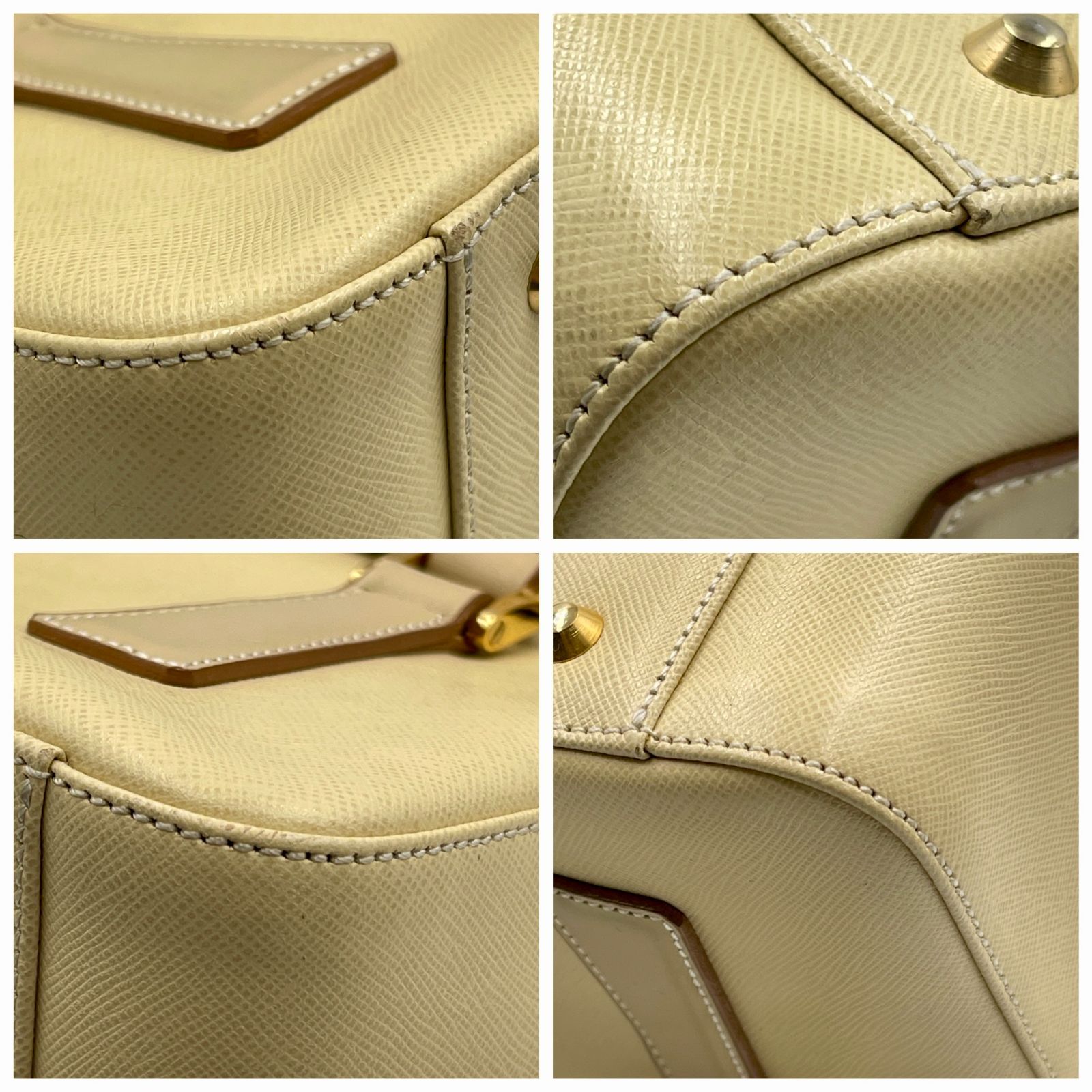 ④【極美品】BURBERRY バーバリー サフィアーノレザー フラップ