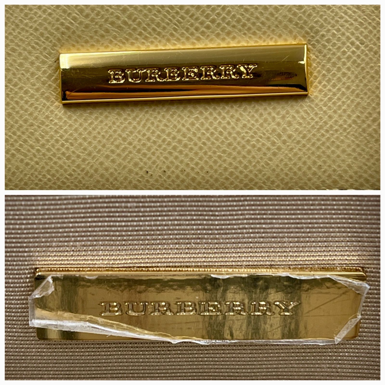 ④【極美品】BURBERRY バーバリー サフィアーノレザー フラップ 