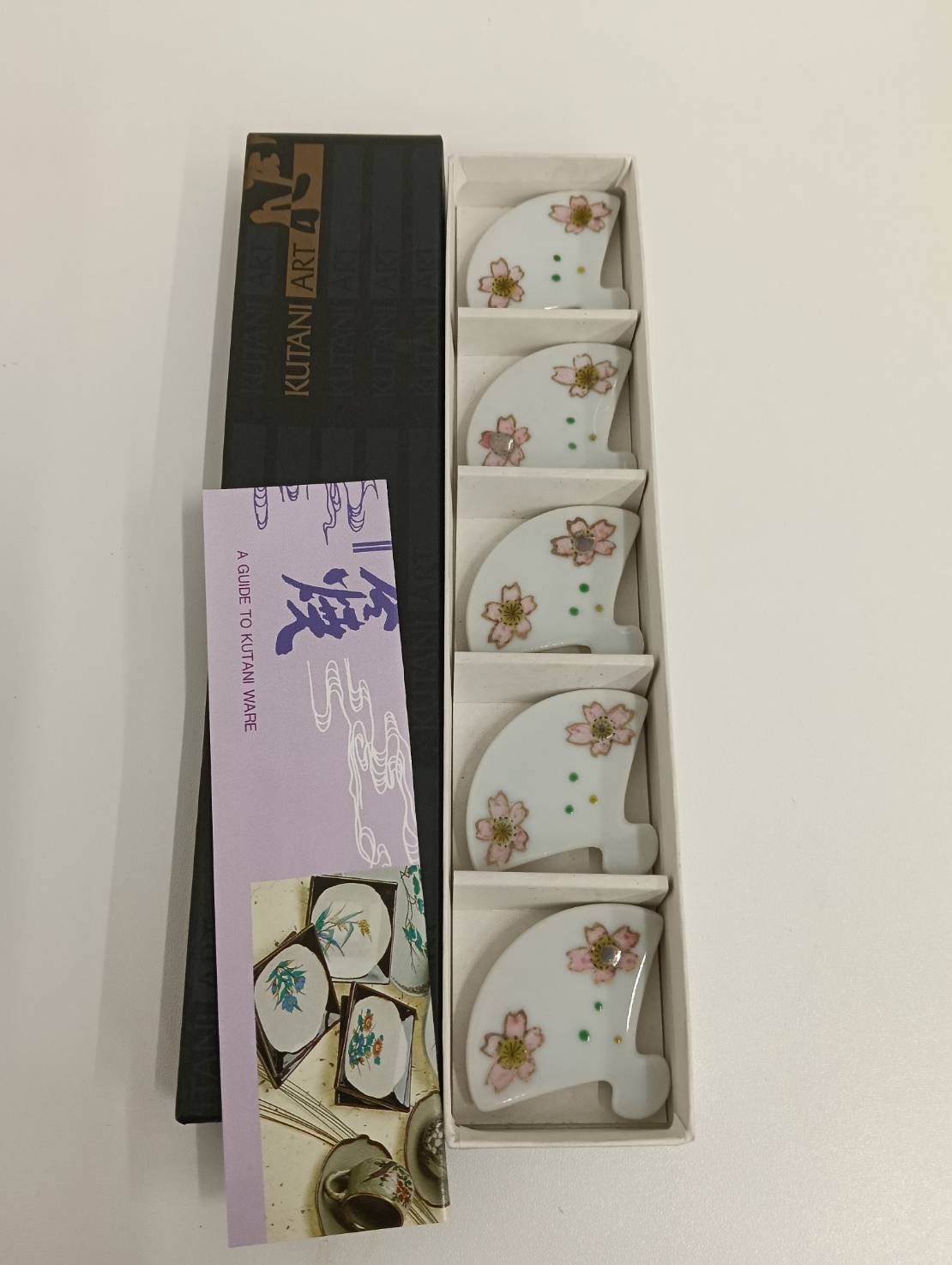 二手品】九谷燒箸架扇子餐具五件套現狀品‐ Mercari 日本最大二手網購平台