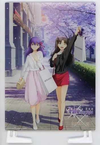 中古】アクリルスタンド・アクリルパネル 間桐桜＆遠坂凛 アクリル