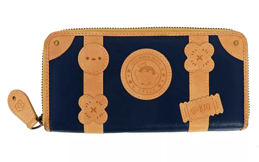 中古】財布・パスケース コウペンちゃん ネイビーな長財布 「コウペン 