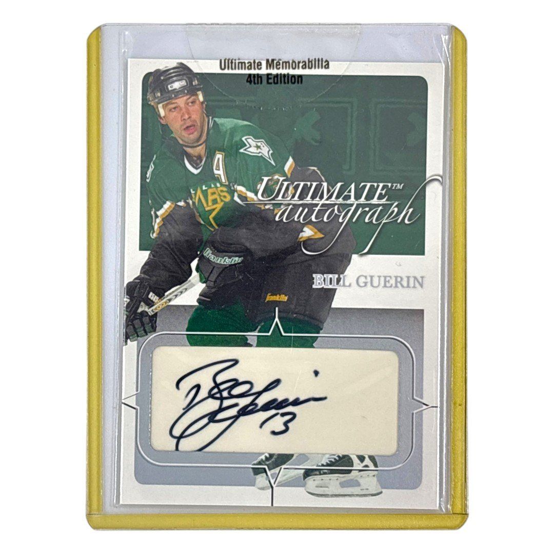 未開封品 In The Game NHLカード ULTIMATE MEMORABILIA 4TH EDITION BILL GUERIN DALLAS STARS /135 #27 送料無料 中古 IT1