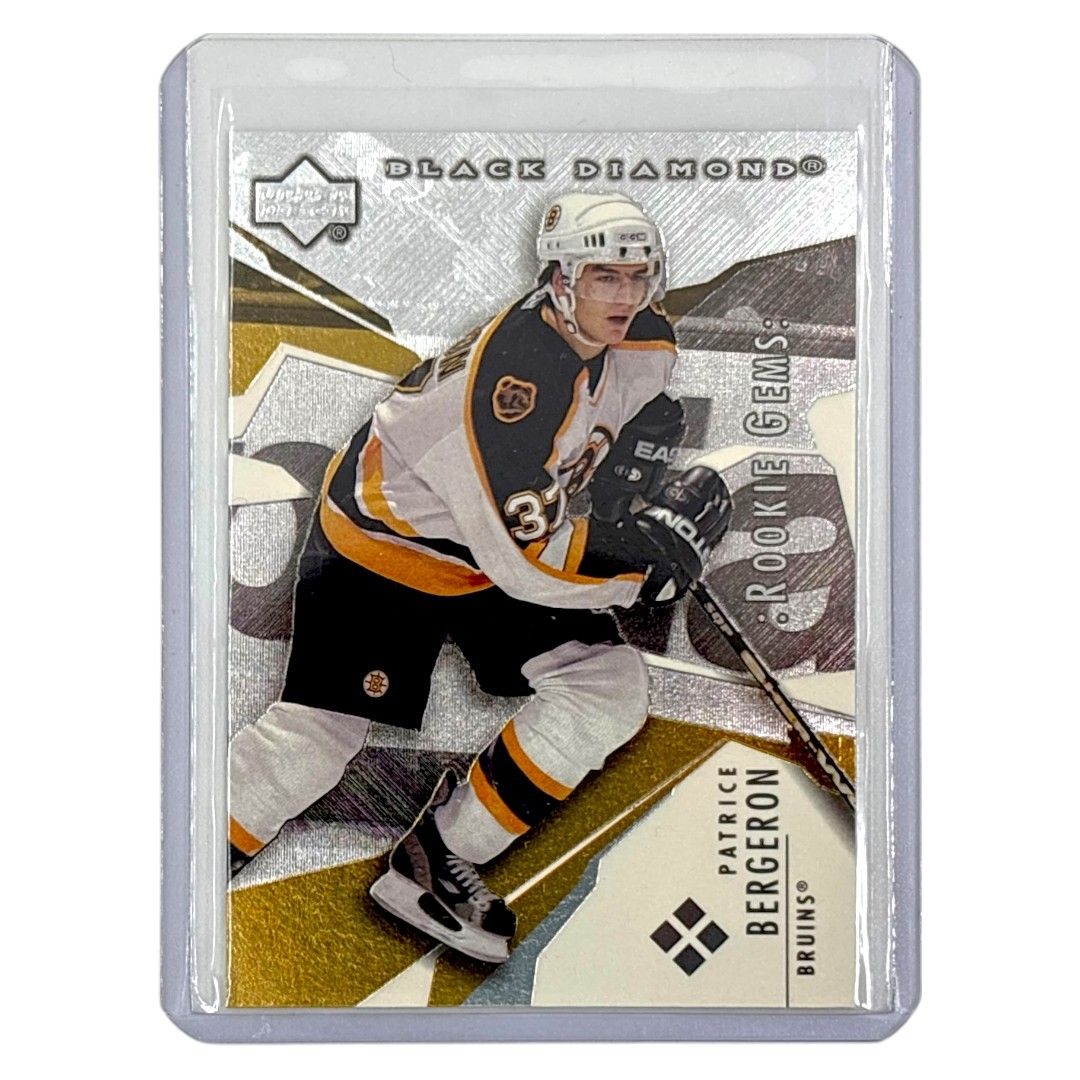 UPPER DECK NHLカード BLACK DIAMOND PATRICE BERGERON BRUINS #184 送料無料 中古 IT1