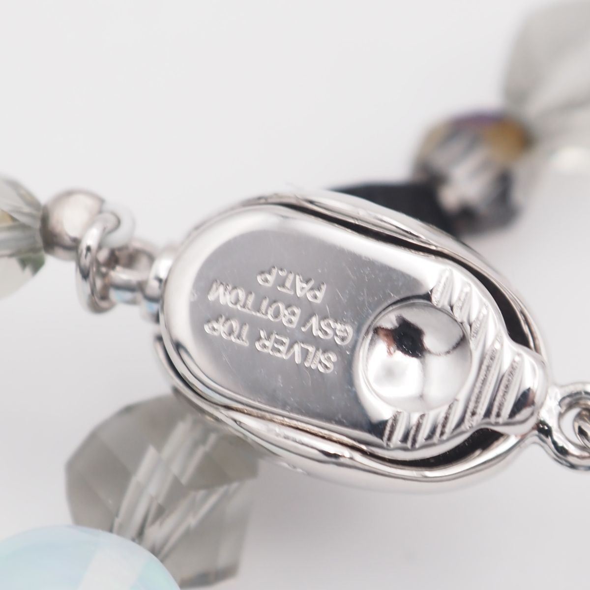 silver刻印　オパールネックレストップ、指輪等アクセサリー　32g R863 オパール SILVER TOP ~~刻印 ネックレス デザイン シルバー 10月