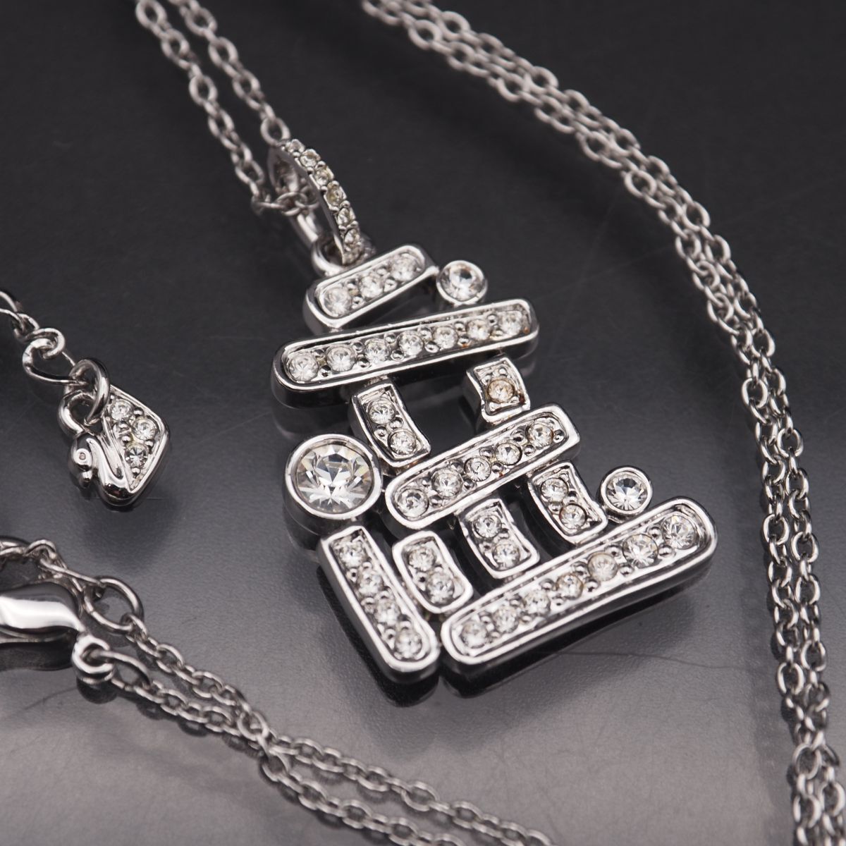 スワロフスキー SWAROVSKI ネックレス ラインストーン フラワー
