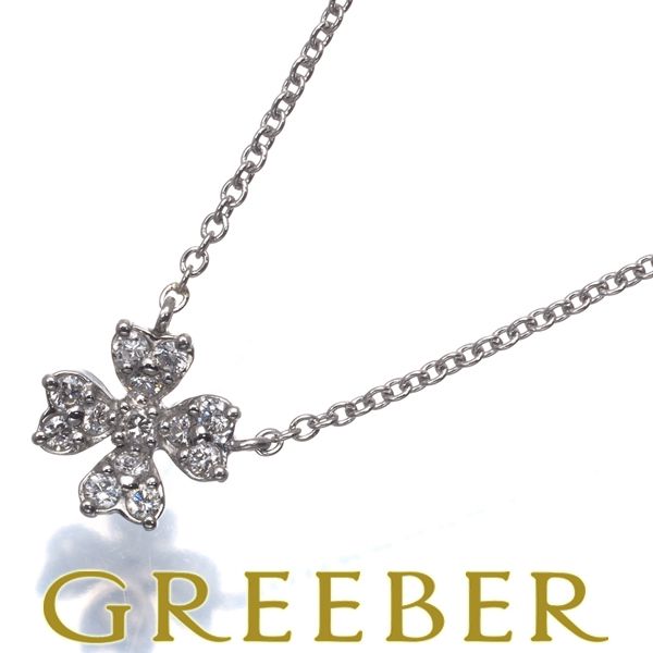 ヴァンドーム PT900/PT850 ダイヤモンド ネックレス 0.13CT ネックレス 