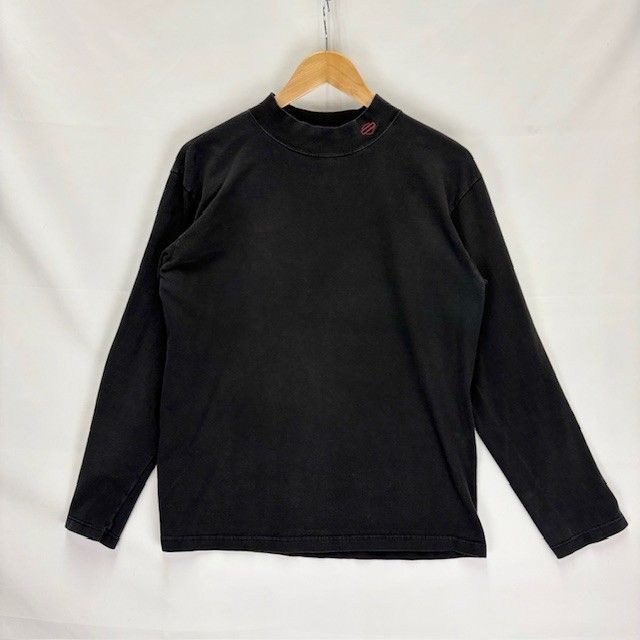 HARLEY-DAVIDSON MOTOR CYCLES モックネック ロングスリーブTシャツ