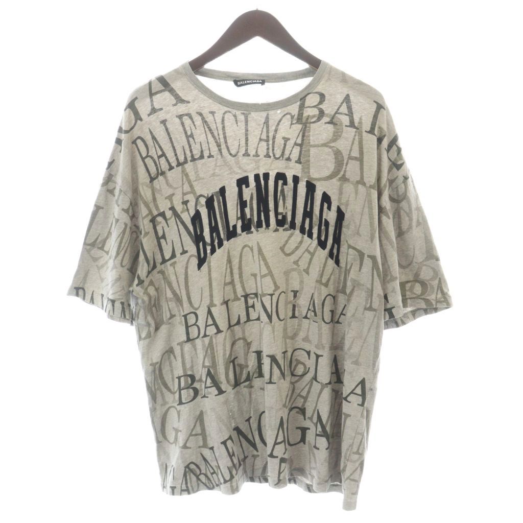 トップス バレンシアガ BALENCIAGA Tシャツ カットソー プリント 