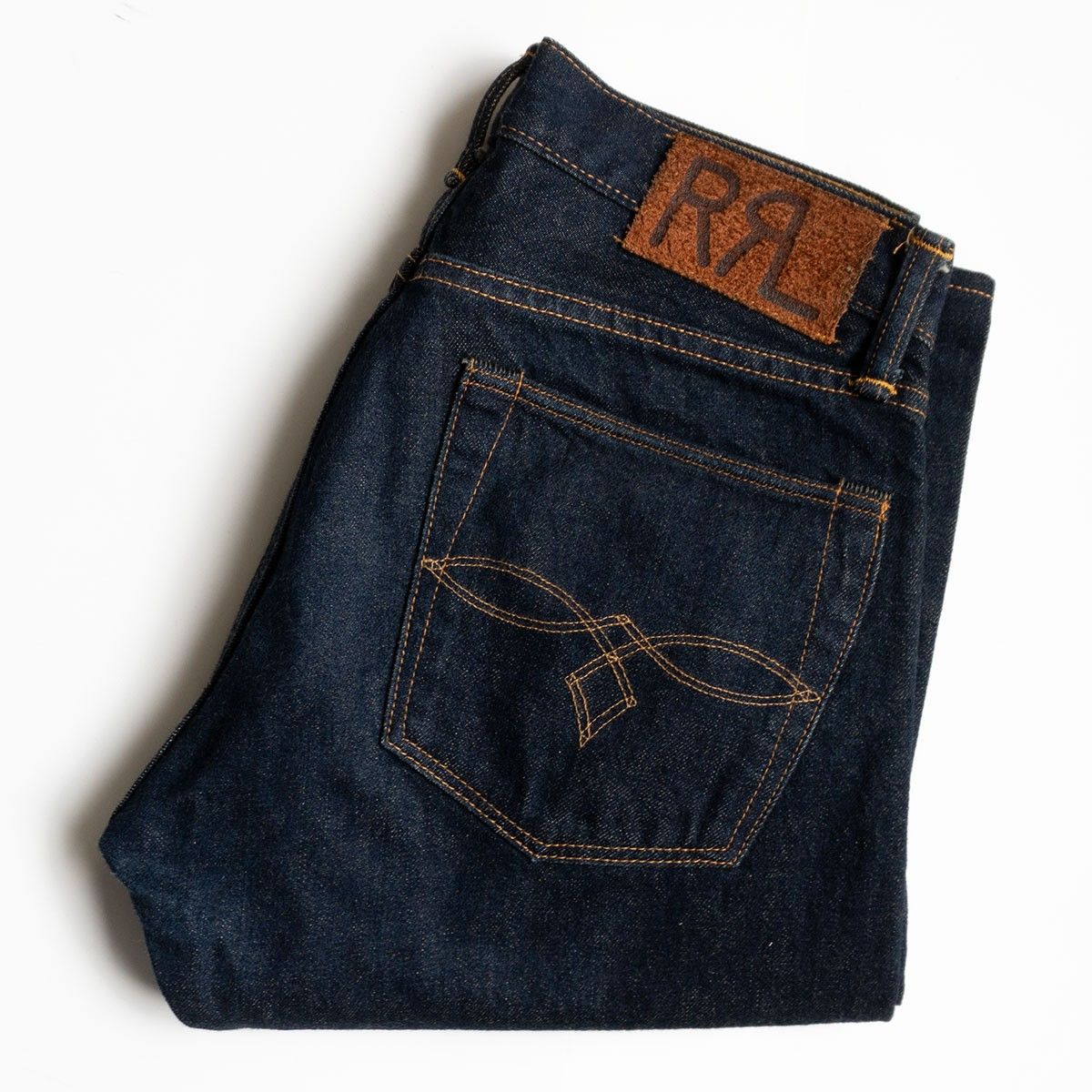 美品】 RRL 【LOW-STRAIGHT JEANS】【アメリカ製】29×32 デニムパンツ 