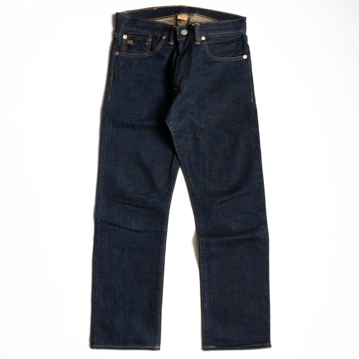 美品】 RRL 【LOW-STRAIGHT JEANS】【アメリカ製】29×32 デニムパンツ 