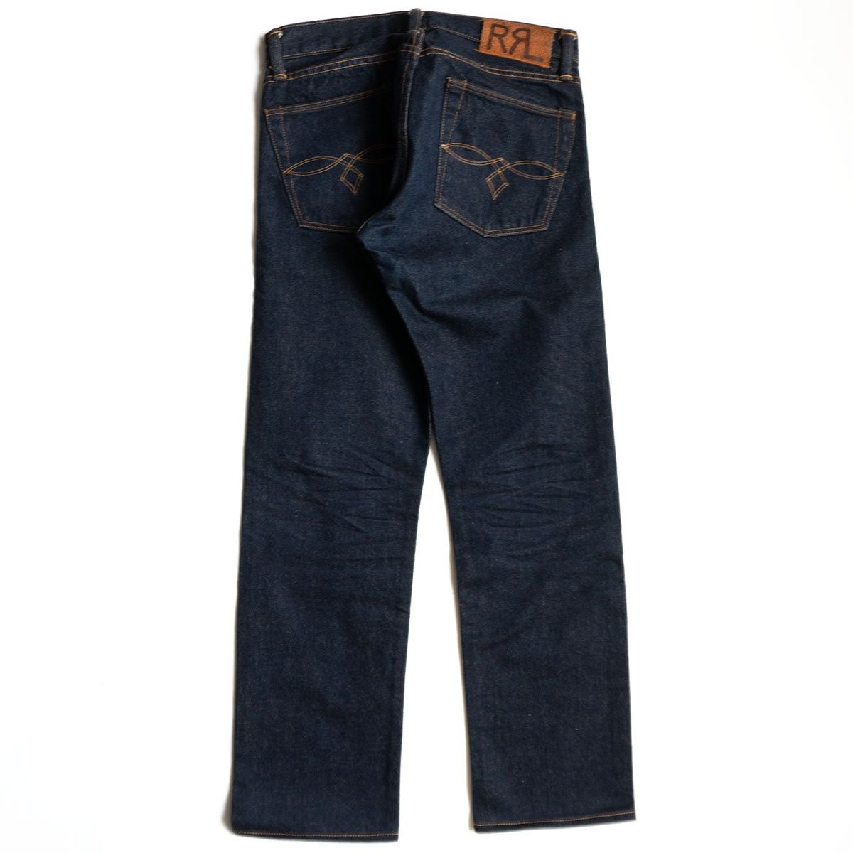 美品】 RRL 【LOW-STRAIGHT JEANS】【アメリカ製】29×32 デニムパンツ 
