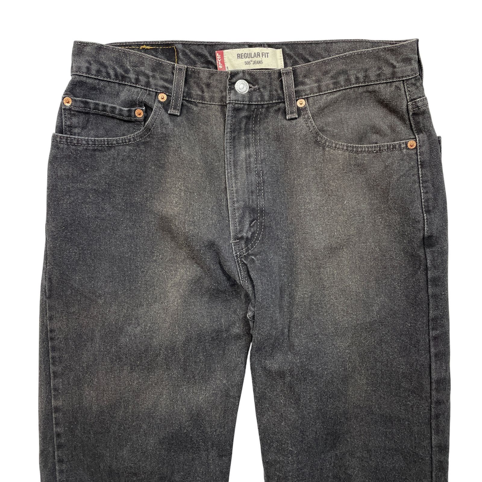 USA 古着 Levis リーバイス 505 ストレート ブラック ジーンズ 