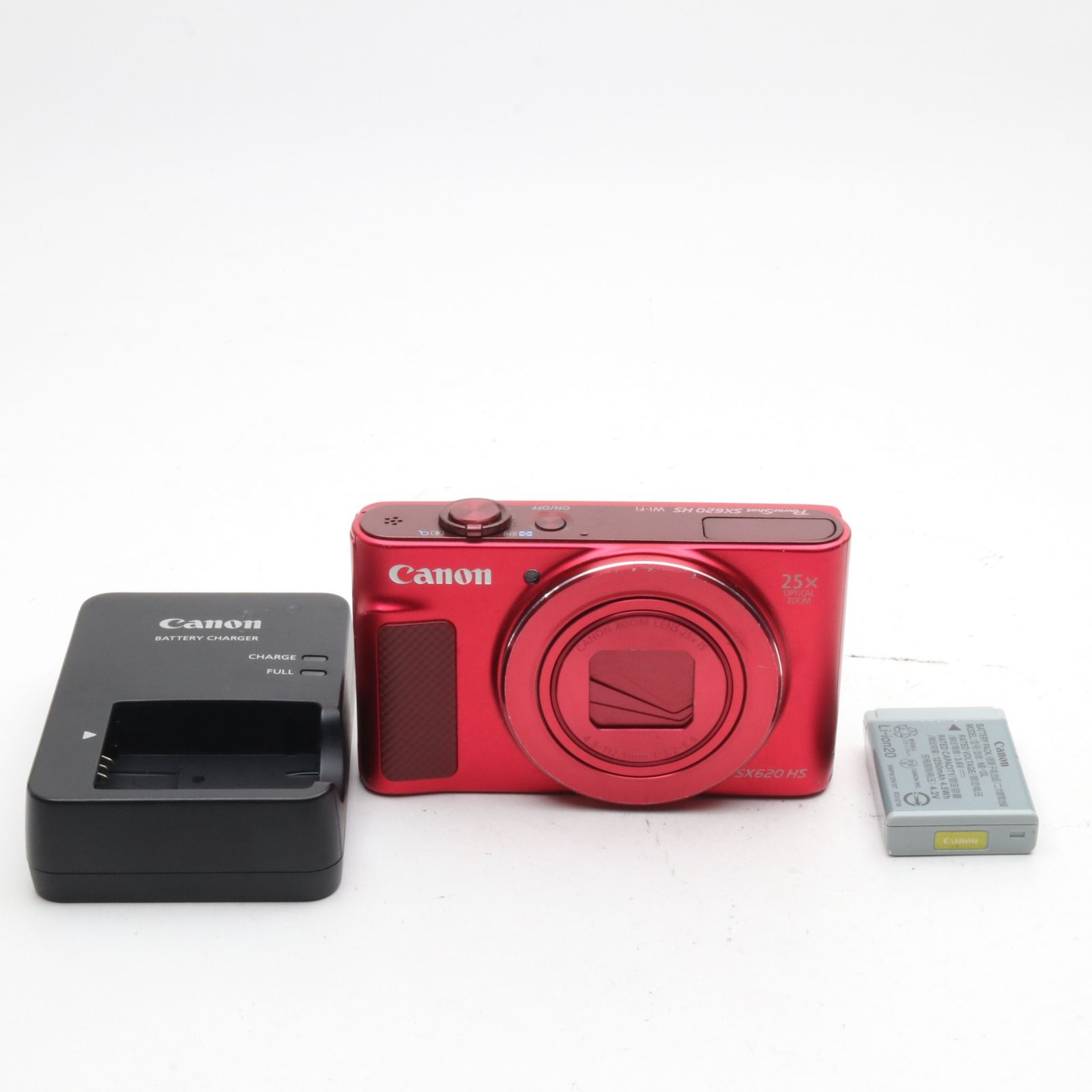 Canon コンパクトデジタルカメラ PowerShot SX620 HS レッド 光学25倍 
