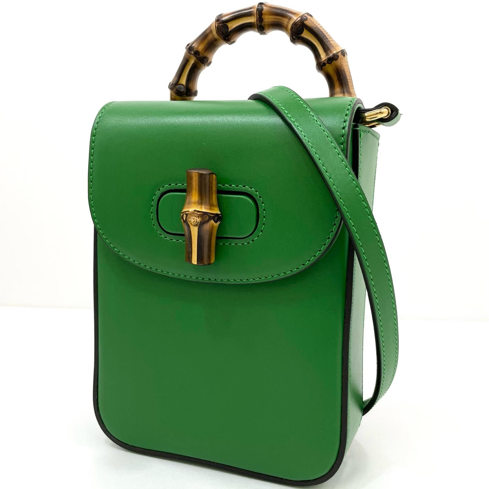 中古】GUCCI | グッチ バンブー ミニ 2way 3wayバッグ ショルダー 