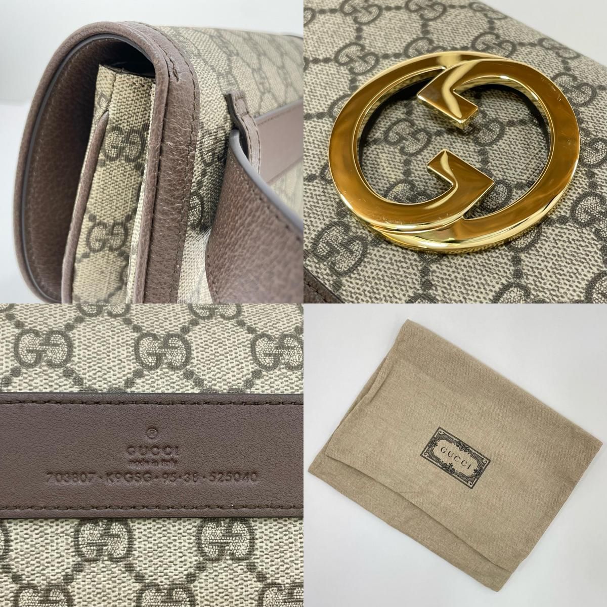 中古】GUCCI | グッチ GGスプリーム ブロンディ ボディバッグ ウエスト 