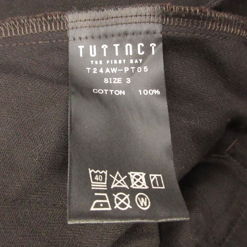 姫路東店】 中古 TUITACI ツイタチ パンツ KASURIP 2TUCK TROUSER