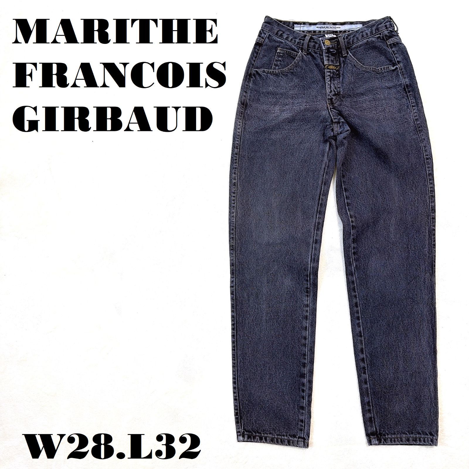 MARITHE FRANCOIS GIRBAUD W28L32相当 ブルー/ネイビーデニム 