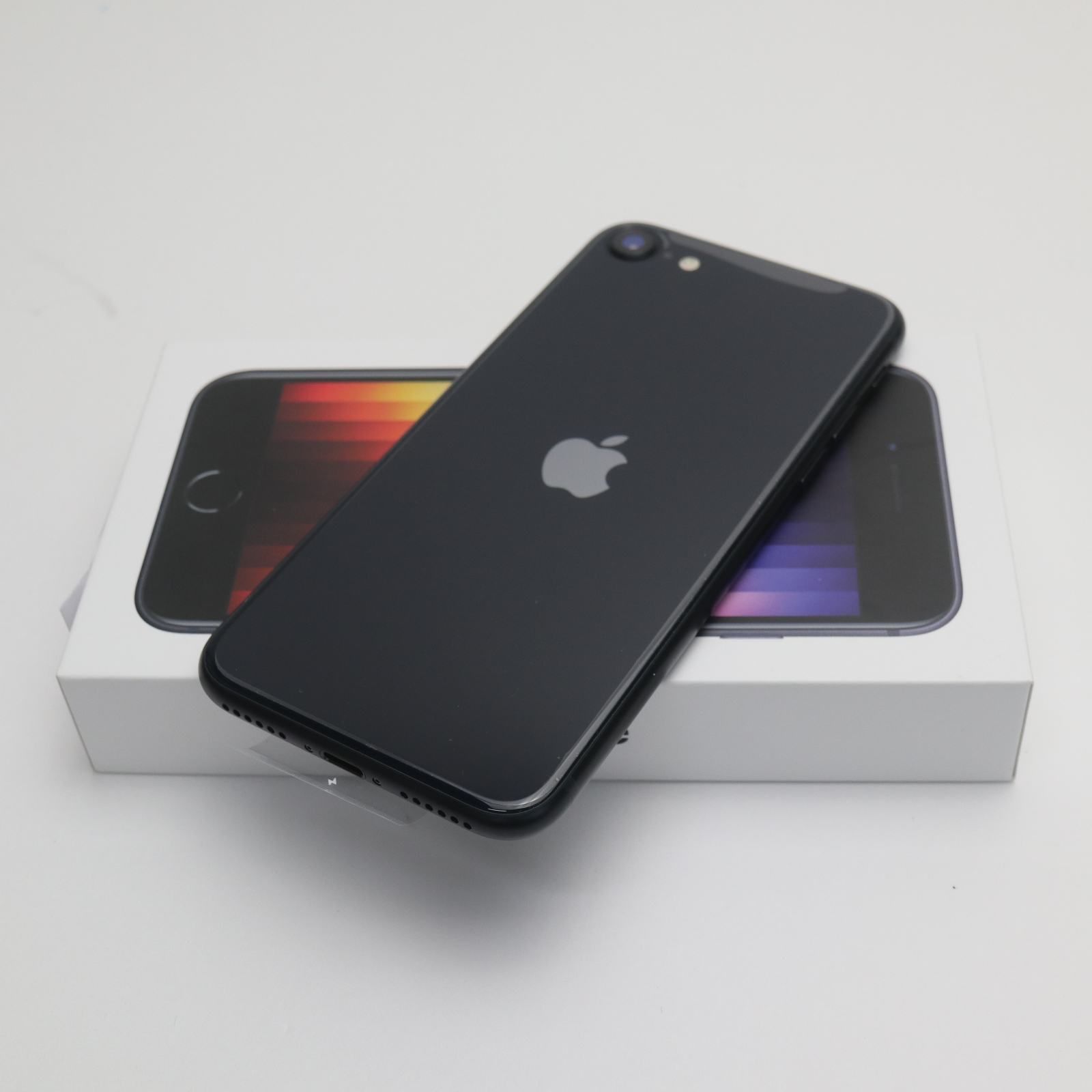 新品未使用 SIMフリー iPhone SE3 第3世代 64GB ミッドナイト スマホ 
