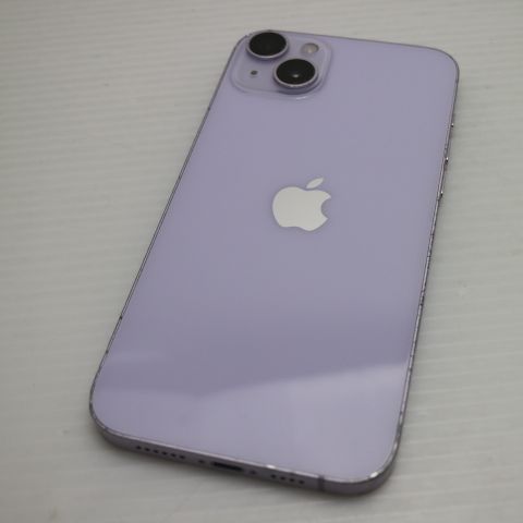良品中古 SIMフリー iPhone14 Plus 256GB パープル スマホ 土日祝発送 