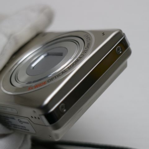 超美品 μ-5010 シルバー 即日発送 OLYMPUS デジカメ デジタルカメラ