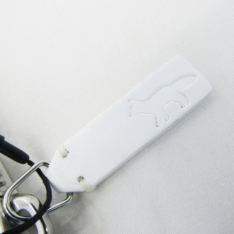 美品 MAISON KITSUNE メゾンキツネ ポーチ JU05335LC0033 フラット