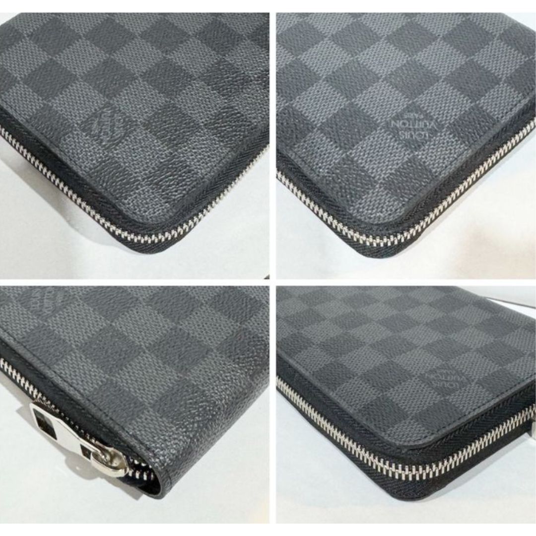 未使用保管品 LOUIS VUITTON ルイ ヴィトン LV ダミエ グラフィット 長 