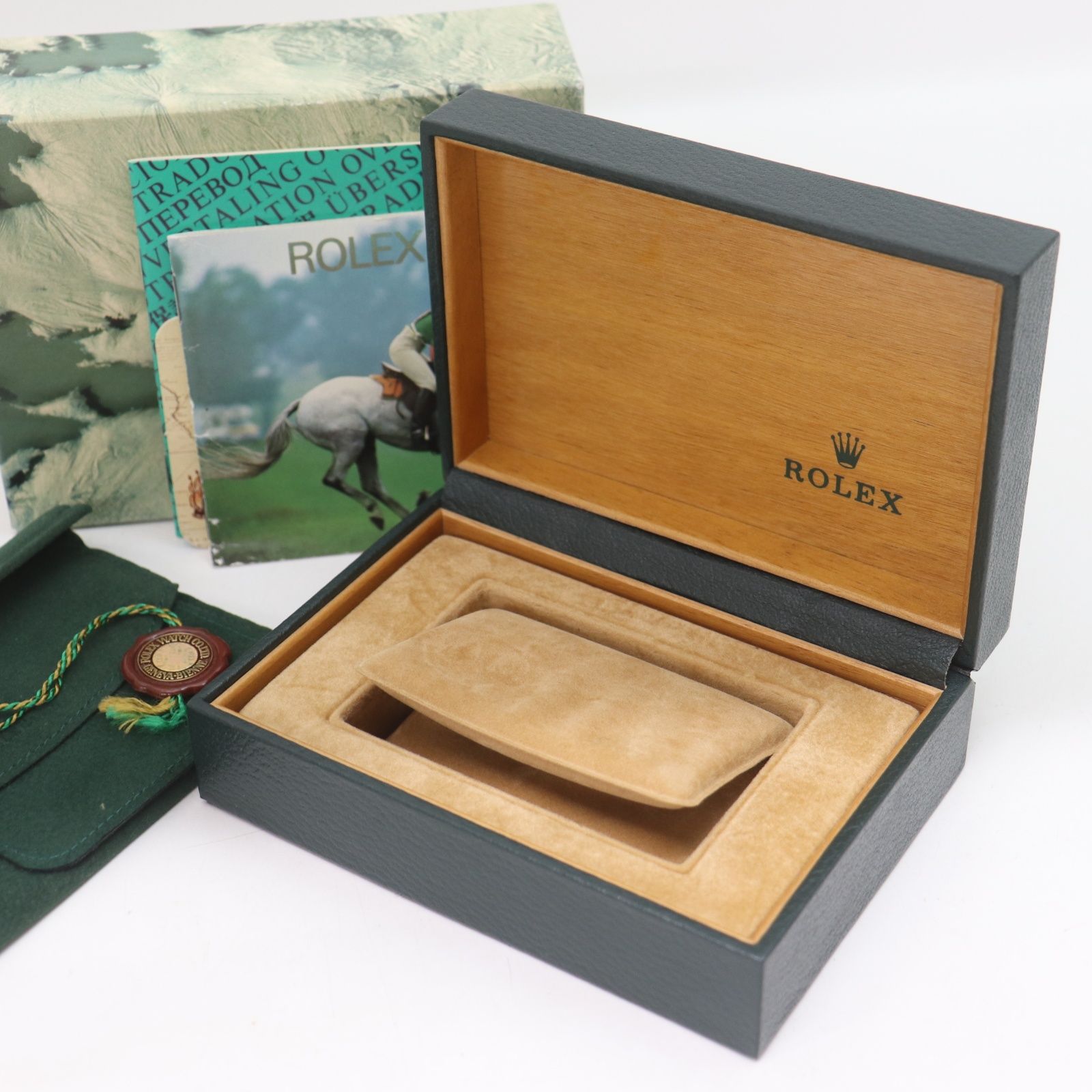 IT6X1E0UUX1A ROLEX ロレックス 空箱 68.00.55 時計 ケース グリーン 
