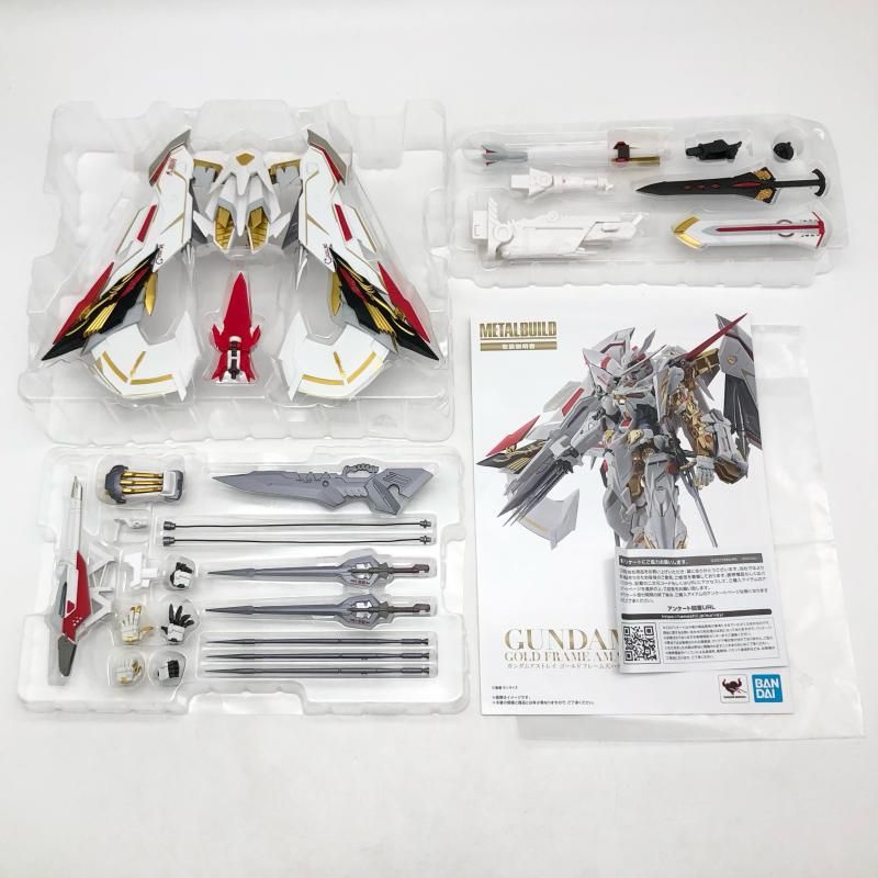 中古】開封 METAL BUILD ガンダムアストレイゴールドフレーム天ハナ