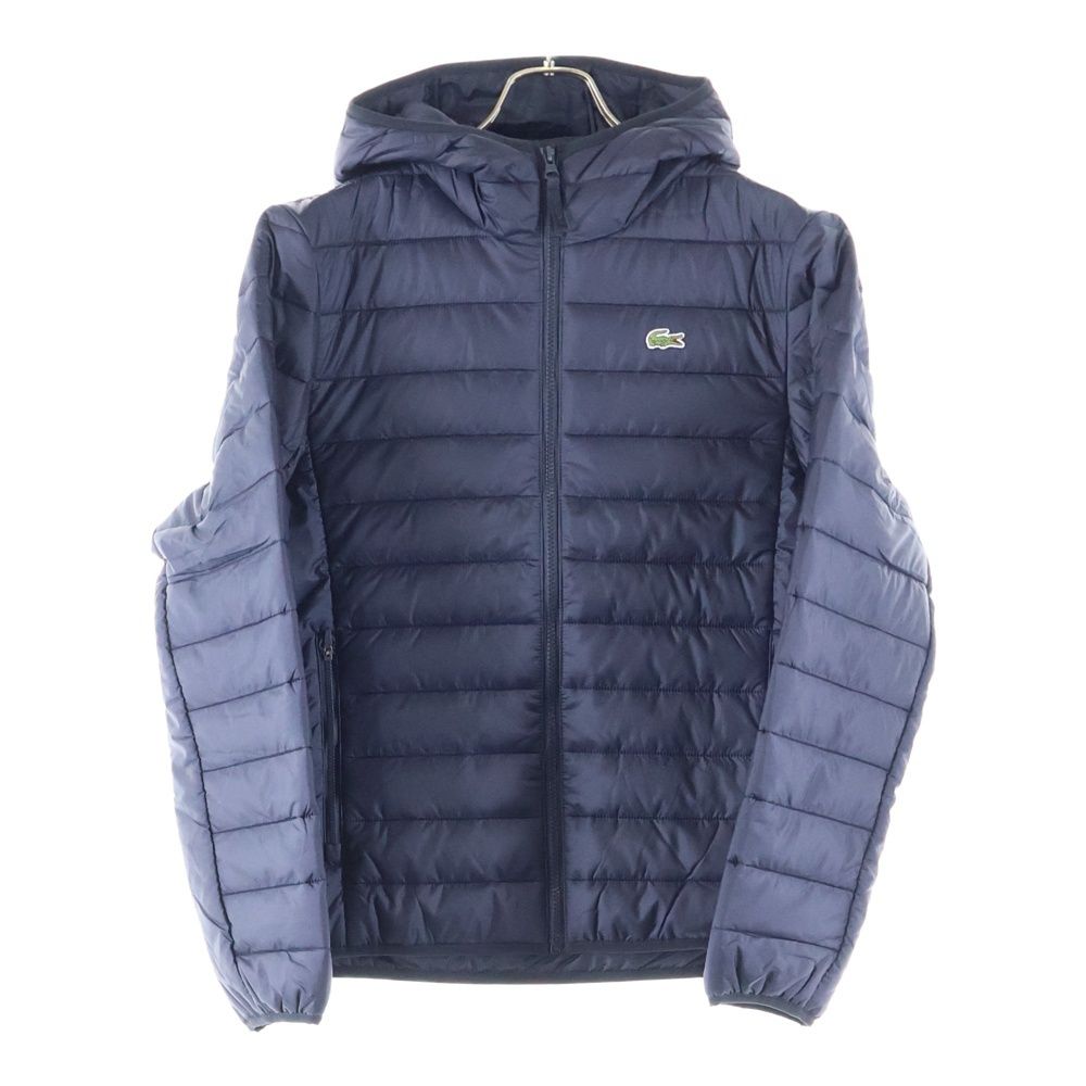 LACOSTE (ラコステ) ジップアップ 撥水 キルテッド フード パフ 