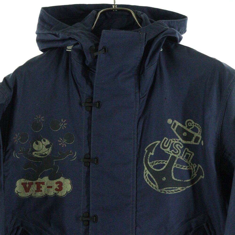 TOYS McCOY (トイズマッコイ) NAVY HOODED PARKA FELIX VF-3 CUSTOM