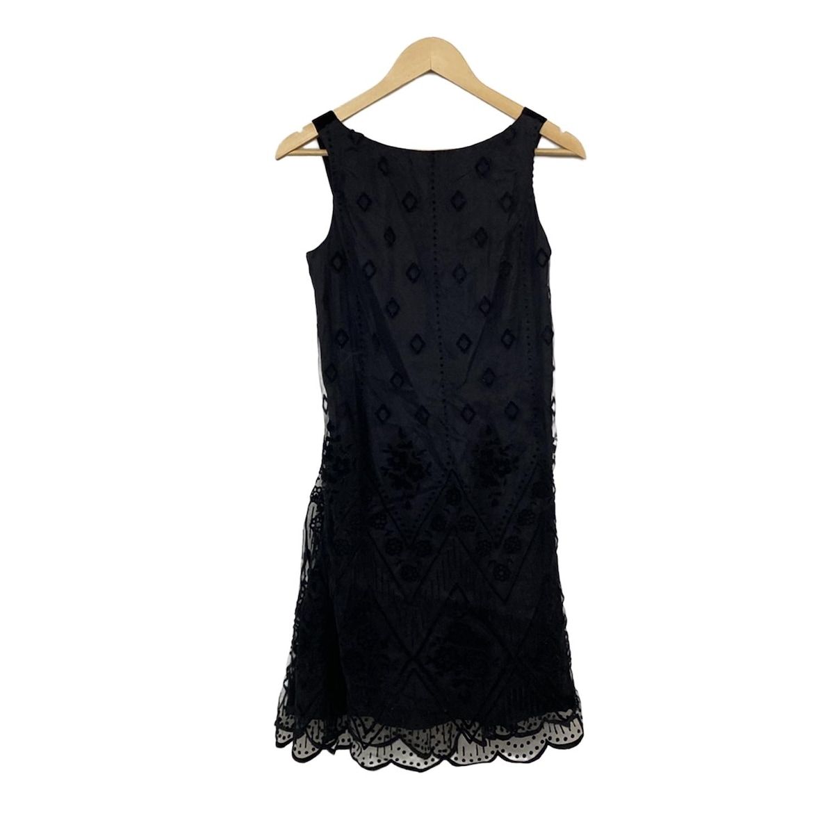 ANNA SUI(アナスイ) ワンピース サイズ4 S レディース美品 - 黒 ANNA SUI(アナスイ) ワンピース サイズ4 S レディース美品 - 黒