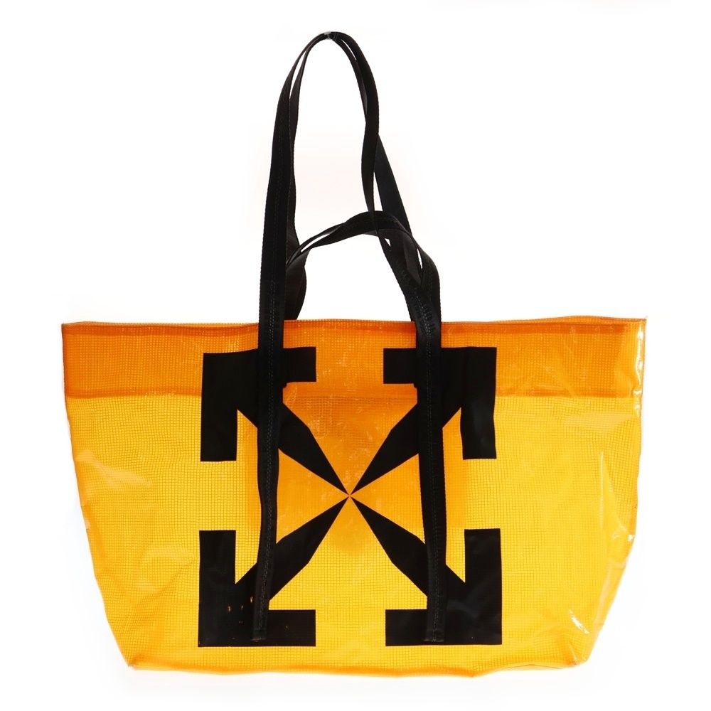 OFF-WHITE (オフホワイト) ARROW TYVEK TOTE ロゴプリント トート 