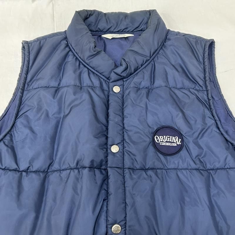 【極美品】TENDERLOIN NRA VEST レーシングベスト テンダーロイン T-NRA VEST 中綿入りのレーシングベスト ワッペン