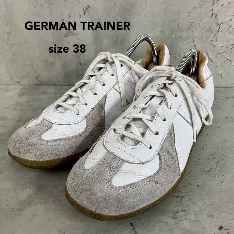 GERMAN TRAINER ジャーマントレーナー ホワイト 白 スニーカー 42500J