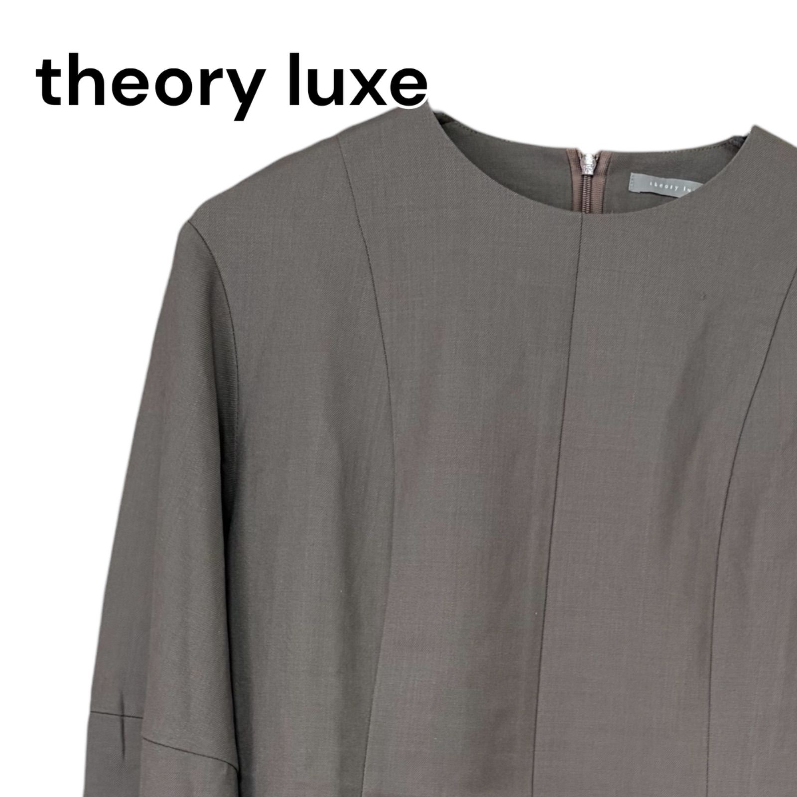 theory luxe セオリーリュクス カーキ レディース トップス シャツ 
