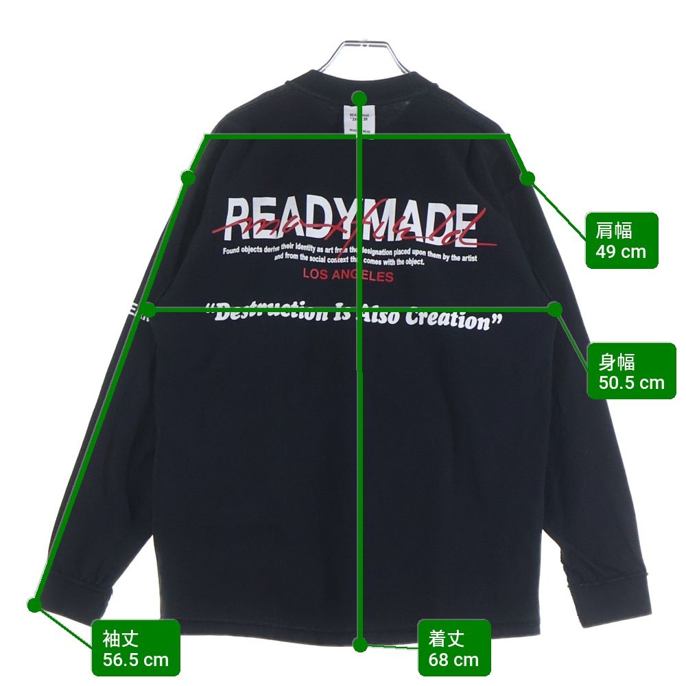 READY MADE (レディメイド) MAXFIELD L/S T-SHIRT マックスフィールド 