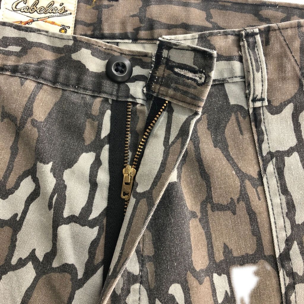 80年代 USA製 Cabela's カベラス トレバークカモ ハンティングパンツ