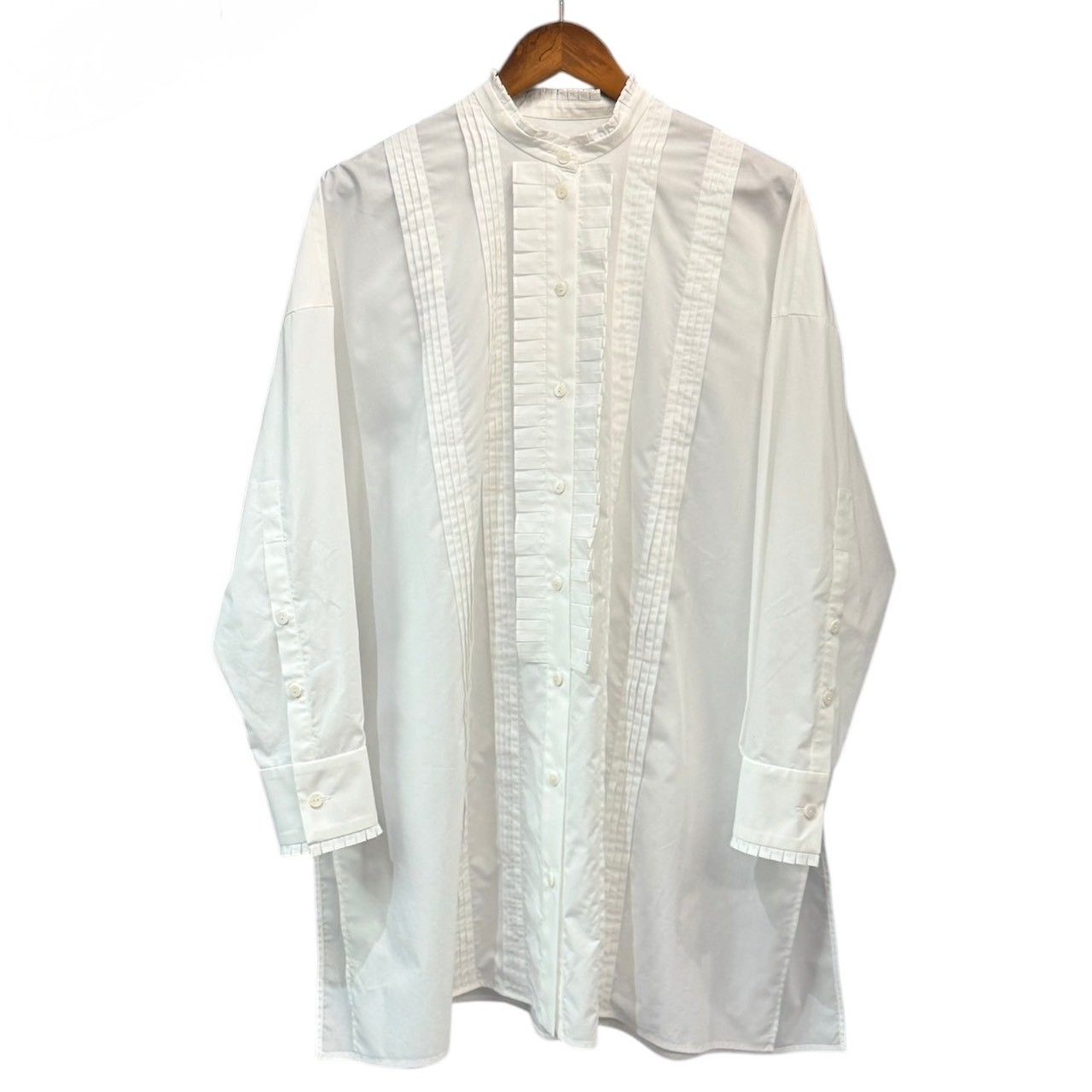 ENFOLD エンフォルド 25AW LOOSE SHIRT ルーズタックシャツ 300IA230 