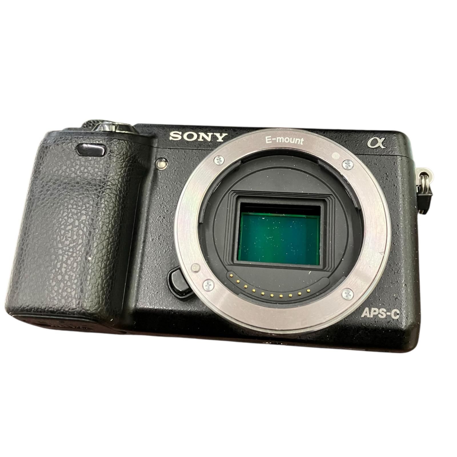 118010 動作未確認 SONY ソニー ミラーレスカメラ α NEX-6 ブラック 